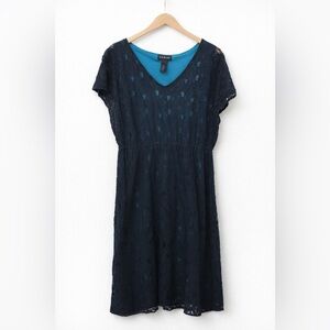 Lane Bryant Plus Size Lace Dress 14/16 Fit & Flare
